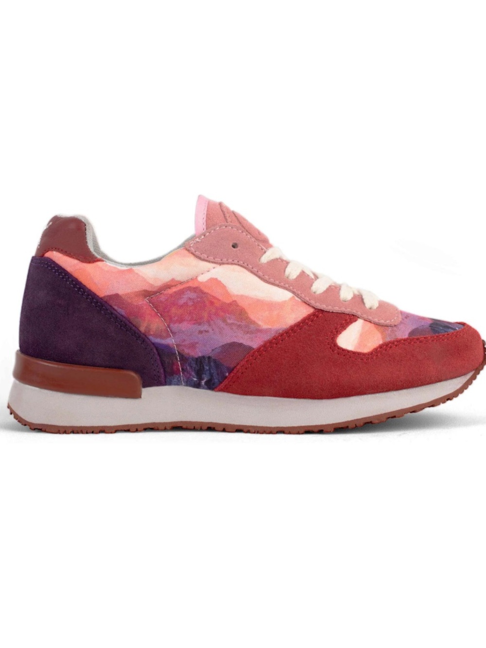 INKKAS Andes Jogger Sneakers Warm Garnet Hill Retro Colorful